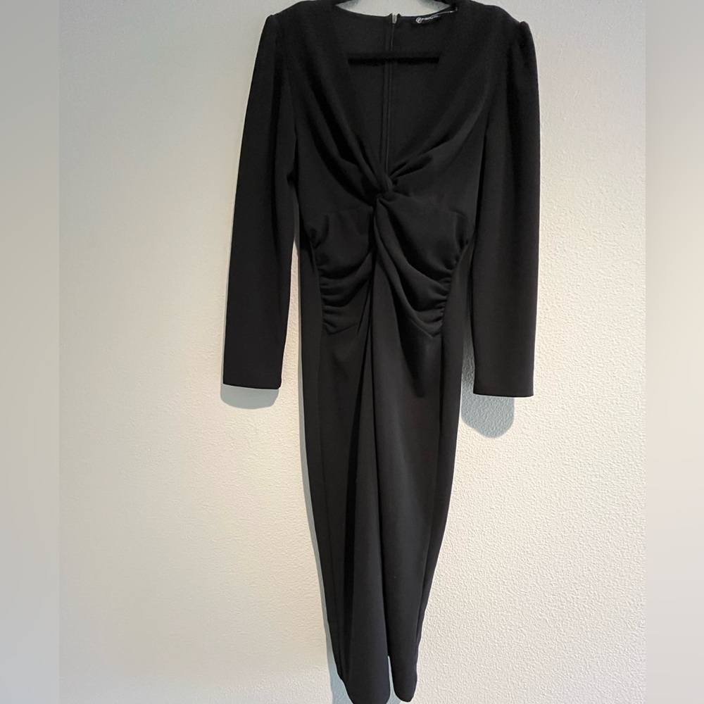 Chic Black Long Sleeve Dress